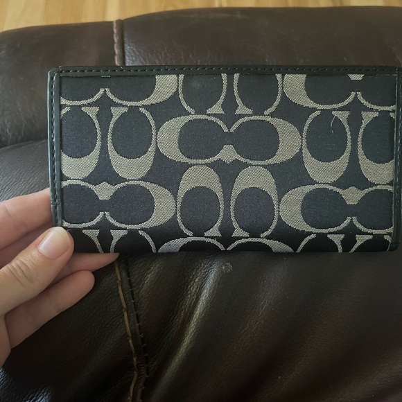 Coach slim wallet or checkbook cover - Picture 3 of 4